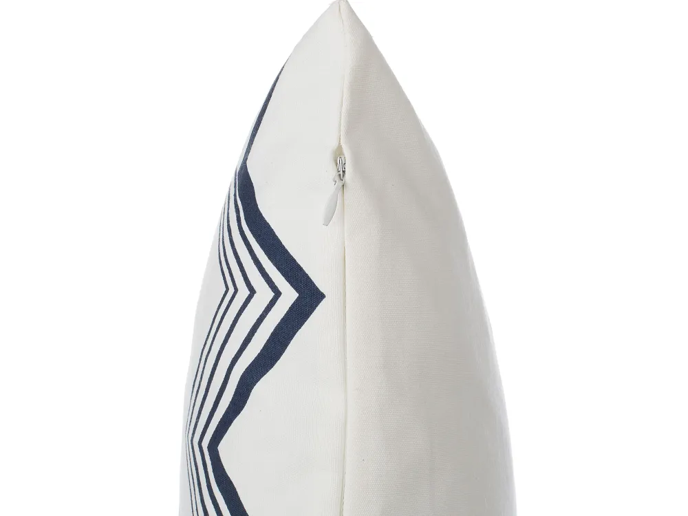 Tekstiilit<Beliani Koristetyynysetti Mustavalkoinen Siksak-Kuvio 45X45Cm Nerine