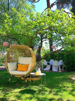 Shop Beliani Korituoli Polyrottinki Luonnonvari Veroli