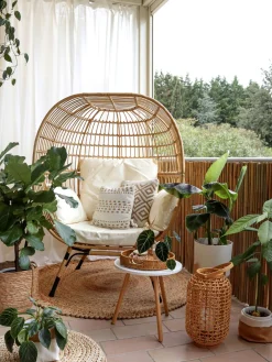 Shop Beliani Korituoli Polyrottinki Luonnonvari Veroli