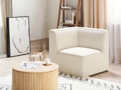 Fashion Beliani Kulmamoduuli Vakosametti Vaalea Beige Lemvig