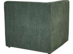 Sohvat<Beliani Kulmamoduuli Vakosametti Tummanvihrea Lemvig