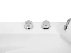 Cheap Beliani Kulmaporeamme Led-Valot Valkoinen 201 X 150 Cm Mangle