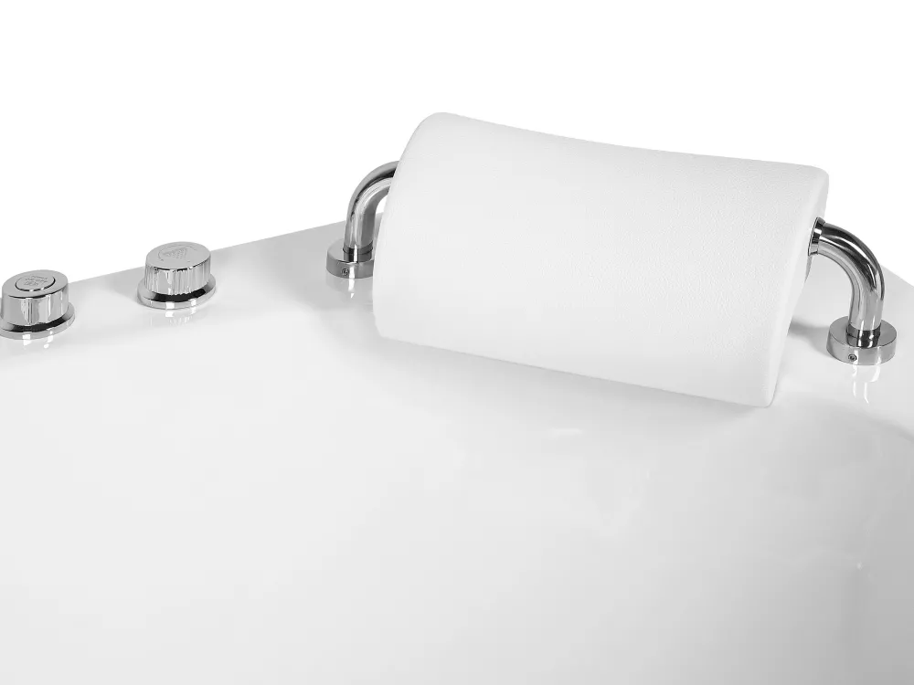 Cheap Beliani Kulmaporeamme Led-Valot Valkoinen 201 X 150 Cm Mangle