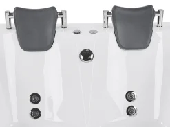 Online Beliani Kulmaporeamme Oikeak. Led-Valot Valkoinen 170 X 119 Cm Bayamo