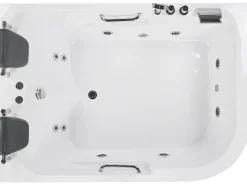 Online Beliani Kulmaporeamme Oikeak. Led-Valot Valkoinen 170 X 119 Cm Bayamo