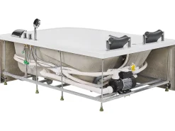 Online Beliani Kulmaporeamme Oikeak. Led-Valot Valkoinen 170 X 119 Cm Bayamo