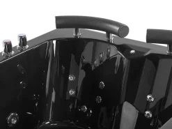 Best Sale Beliani Kulmaporeamme Oikeak. Led-Valot Musta 160 X 113 Cm Paradiso