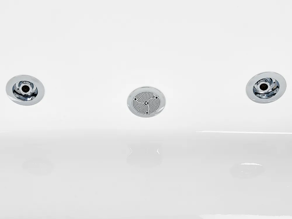 Store Beliani Kulmaporeamme Oikeak. Valkoinen 170 X 80 Cm Alita