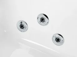 Store Beliani Kulmaporeamme Oikeak. Valkoinen 170 X 80 Cm Alita