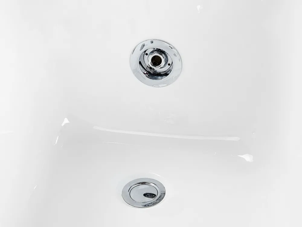 Store Beliani Kulmaporeamme Oikeak. Valkoinen 170 X 80 Cm Alita