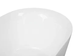 Shop Beliani Kylpyamme Vapaasti Seisova Valkoinen 180 X 80 Cm Carrera