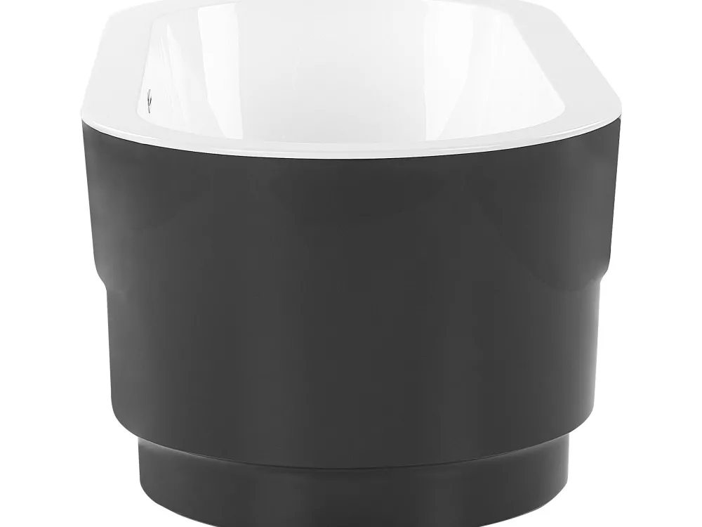 Kylpy- & Poreammeet<Beliani Kylpyamme Vapaasti Seisova Musta 170 X 80 Cm Empresa