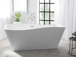 Kylpy- & Poreammeet<Beliani Kylpyamme Vapaasti Seisova Valkoinen 170 X 78 Cm Maravilla