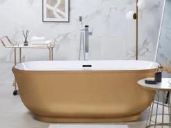 Fashion Beliani Kylpyamme Vapaasti Seisova Kulta 170 X 77 Cm Tesoro