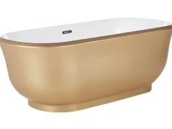 Fashion Beliani Kylpyamme Vapaasti Seisova Kulta 170 X 77 Cm Tesoro