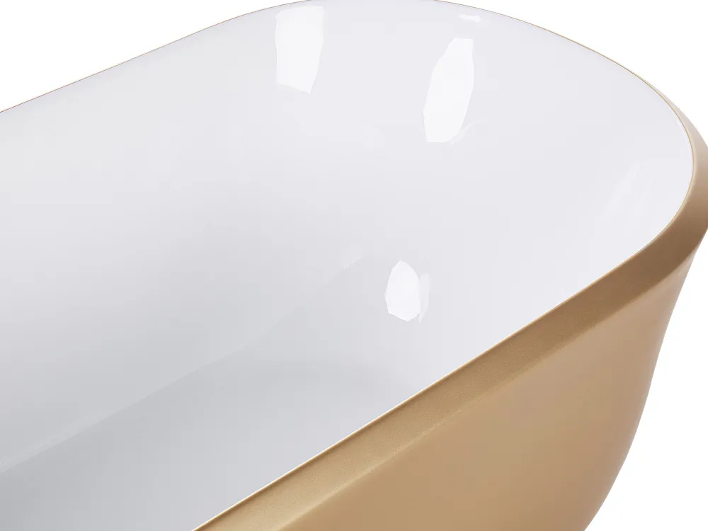 Fashion Beliani Kylpyamme Vapaasti Seisova Kulta 170 X 77 Cm Tesoro