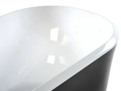 Store Beliani Kylpyamme Vapaasti Seisova Musta 170 X 77 Cm Tesoro