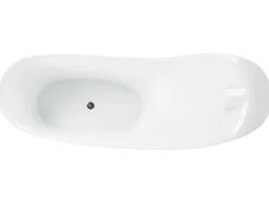 Kylpy- & Poreammeet<Beliani Kylpyamme Vapaasti Seisova Punainen 180 X 78 Cm Coco