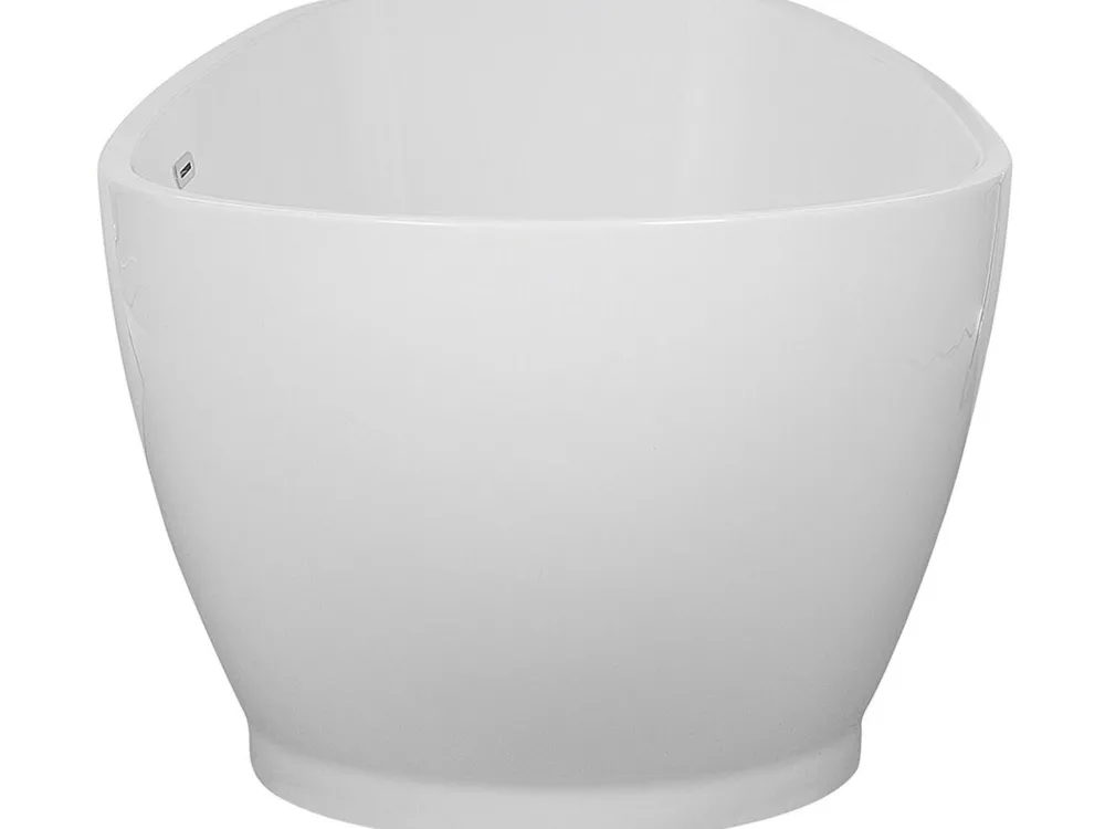 Kylpy- & Poreammeet<Beliani Kylpyamme Vapaasti Seisova Valkoinen 173 X 82 Cm Guiana