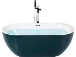 Discount Beliani Kylpyamme Vapaasti Seisova Sinivihrea 170 X 80 Cm Nevis