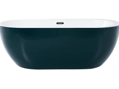 Discount Beliani Kylpyamme Vapaasti Seisova Sinivihrea 170 X 80 Cm Nevis