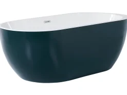 Discount Beliani Kylpyamme Vapaasti Seisova Sinivihrea 170 X 80 Cm Nevis