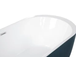 Discount Beliani Kylpyamme Vapaasti Seisova Sinivihrea 170 X 80 Cm Nevis