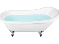 New Beliani Kylpyamme Vapaasti Seisova Valkoinen 170 X 76 Cm Cayman