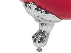 Sale Beliani Kylpyamme Vapaasti Seisova Punainen 153 X 77 Cm Cayman