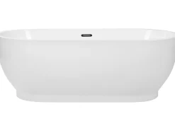 Kylpy- & Poreammeet<Beliani Kylpyamme Vapaasti Seisova Valkoinen 170 X 78 Cm Levera