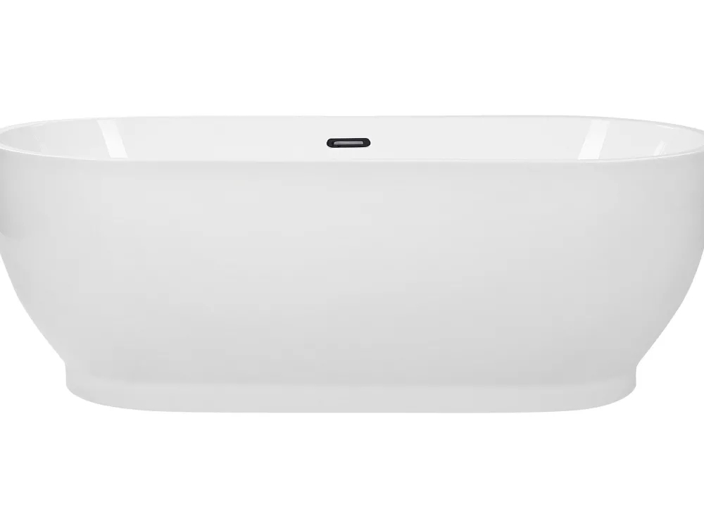 Kylpy- & Poreammeet<Beliani Kylpyamme Vapaasti Seisova Valkoinen 170 X 78 Cm Levera