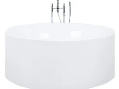 Kylpy- & Poreammeet<Beliani Kylpyamme Vapaasti Seisova Valkoinen 140 Cm Ibiza