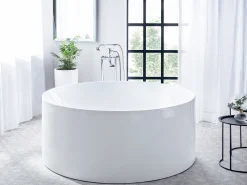 Kylpy- & Poreammeet<Beliani Kylpyamme Vapaasti Seisova Valkoinen 140 Cm Ibiza