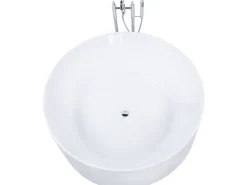 Kylpy- & Poreammeet<Beliani Kylpyamme Vapaasti Seisova Valkoinen 140 Cm Ibiza