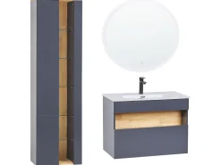 Säilytys<Beliani Kylpyhuoneen Kalusteet 3 Osaa Harmaa Figueres