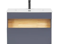 Säilytys<Beliani Kylpyhuoneen Kalusteet 3 Osaa Harmaa Figueres