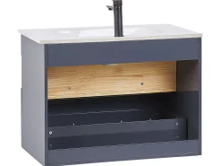 Säilytys<Beliani Kylpyhuoneen Kalusteet 3 Osaa Harmaa Figueres