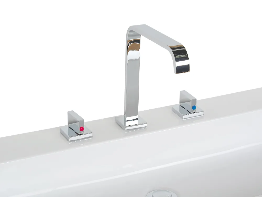 Säilytys<Beliani Kylpyhuoneen Kalusteet 3 Osaa Vaalea Puu Almeria