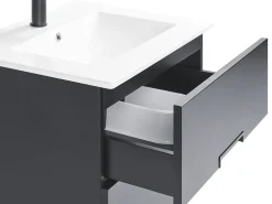 Säilytys<Beliani Kylpyhuoneen Kalusteet 4 Osaa Musta Tudela