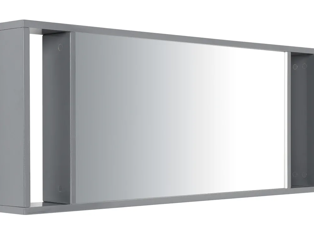 Fashion Beliani Kylpyhuoneen Kalusteet 3 Osaa Harmaa Almeria