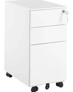 Säilytys<Beliani Laatikosto Metalli 3 Laatikkoa Valkoinen Bolsena