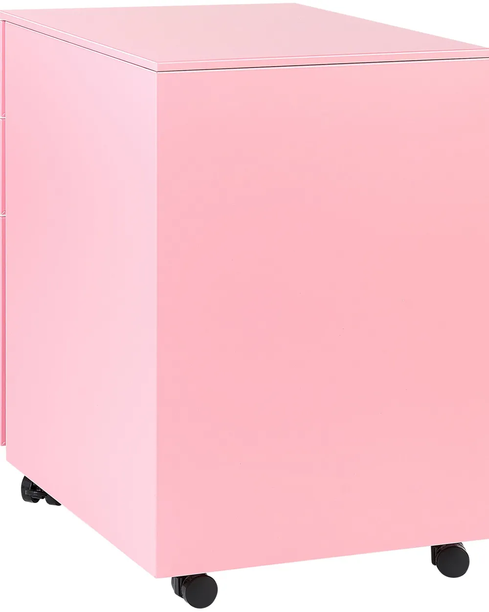 Säilytys<Beliani Laatikosto Teras 3 Laatikkoa Vaaleanpunainen Cami