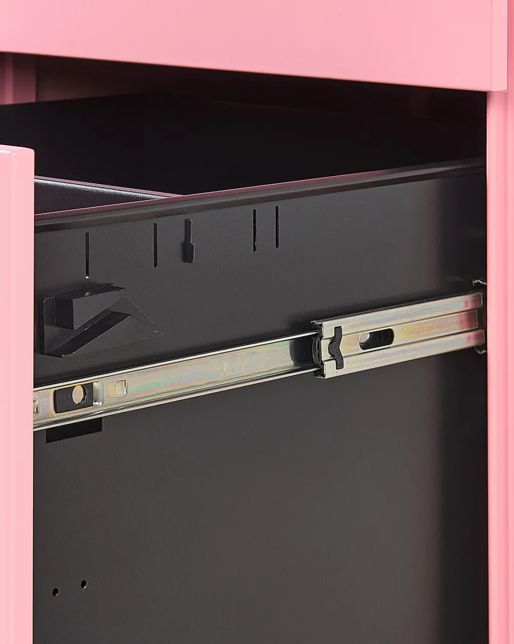 Säilytys<Beliani Laatikosto Teras 3 Laatikkoa Vaaleanpunainen Cami