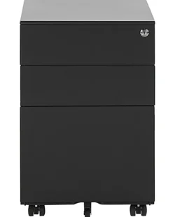 Hot Beliani Laatikosto Teras 3 Laatikkoa Musta Cami