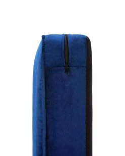 Nojatuolit<Beliani Laivastonsininen Samettiverhoiltu Nojatuoli Chesterfield