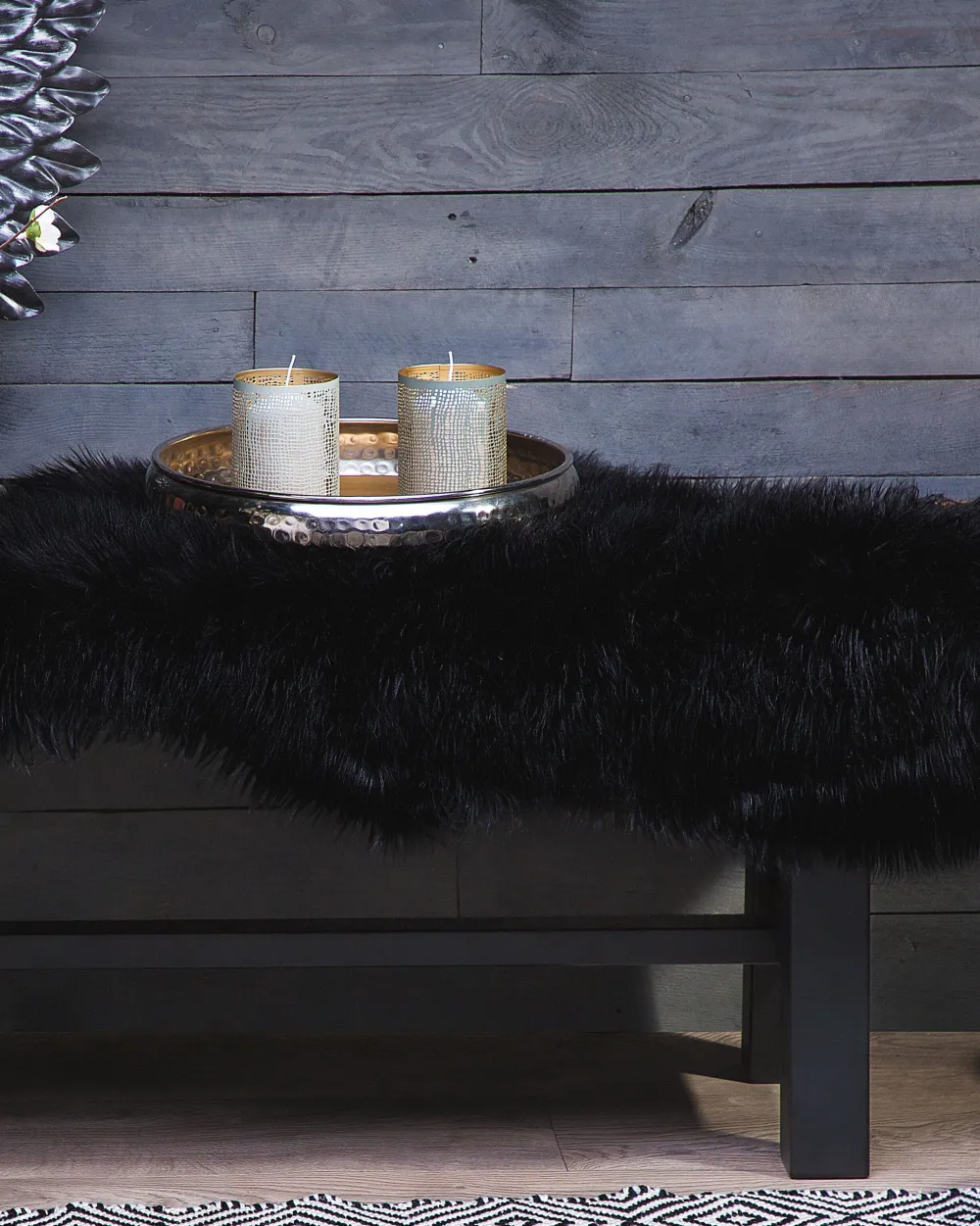 Cheap Beliani Lampaan Tekotalja Musta Mungo