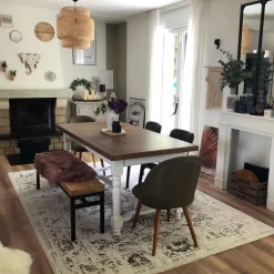 Matot<Beliani Lampaantalja Ruskea Uluru