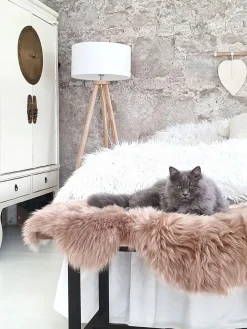 Matot<Beliani Lampaantalja Ruskea Uluru