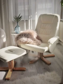 Matot<Beliani Lampaantalja Ruskea Uluru