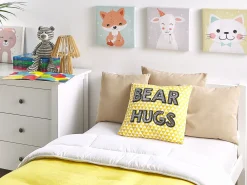 Tekstiilit<Beliani Lasten Tyyny 40 X 40 Cm Keltainen Radzikot